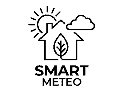 The Smart Meteo logo on the e-paper screen